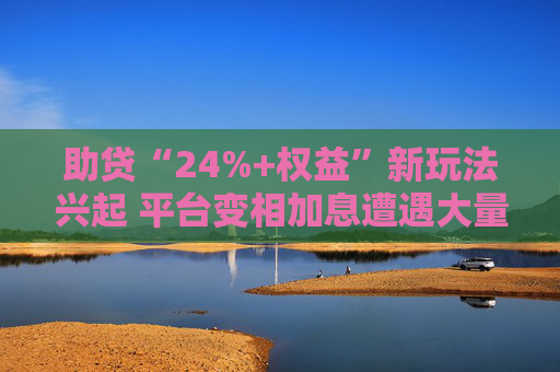 助贷“24%+权益”新玩法兴起 平台变相加息遭遇大量客诉  第1张