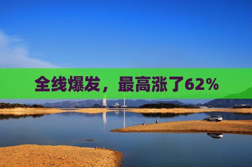 全线爆发，最高涨了62%