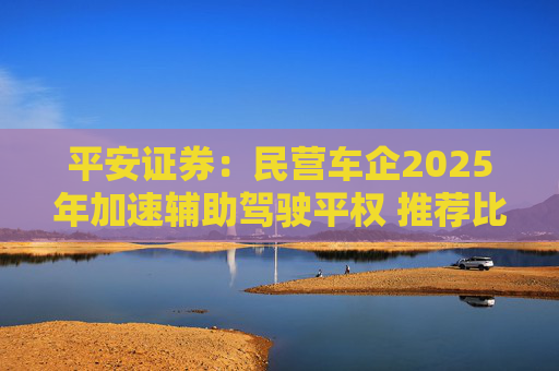 平安证券：民营车企2025年加速辅助驾驶平权 推荐比亚迪股份等