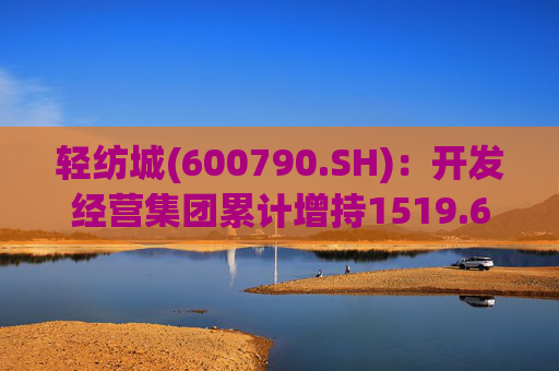 轻纺城(600790.SH)：开发经营集团累计增持1519.63万股股份  第1张