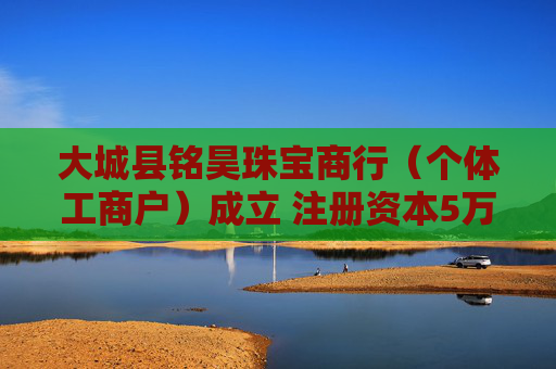 大城县铭昊珠宝商行（个体工商户）成立 注册资本5万人民币  第1张