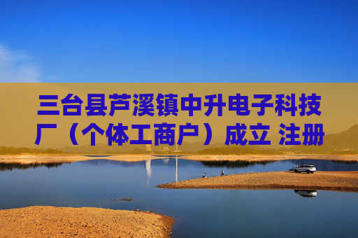 三台县芦溪镇中升电子科技厂（个体工商户）成立 注册资本5万人民币  第1张