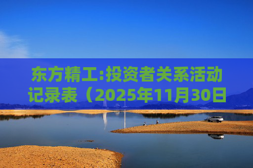 东方精工:投资者关系活动记录表（2025年11月30日）