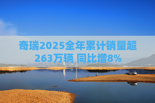 奇瑞2025全年累计销量超263万辆 同比增8%
