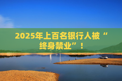 2025年上百名银行人被“终身禁业”！