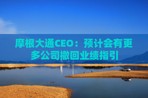 摩根大通CEO：预计会有更多公司撤回业绩指引