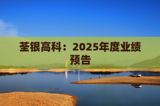 荃银高科：2025年度业绩预告