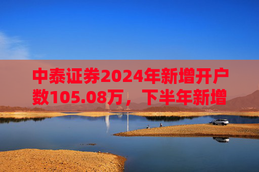 中泰证券2024年新增开户数105.08万，下半年新增开户43.1万环比降幅超30%  第1张