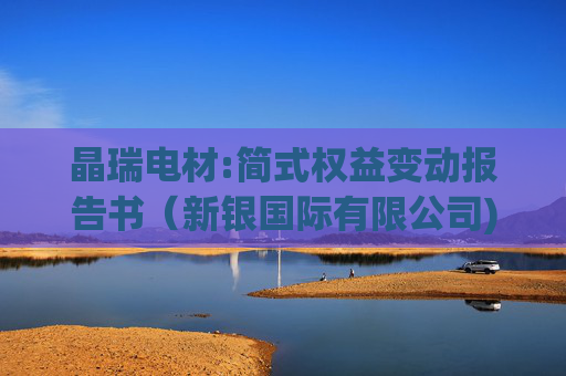 晶瑞电材:简式权益变动报告书（新银国际有限公司)