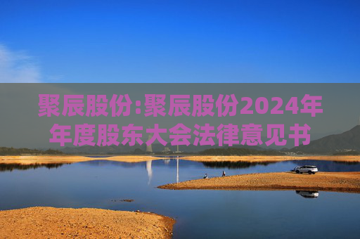 聚辰股份:聚辰股份2024年年度股东大会法律意见书