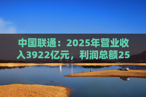 中国联通：2025年营业收入3922亿元，利润总额253亿元