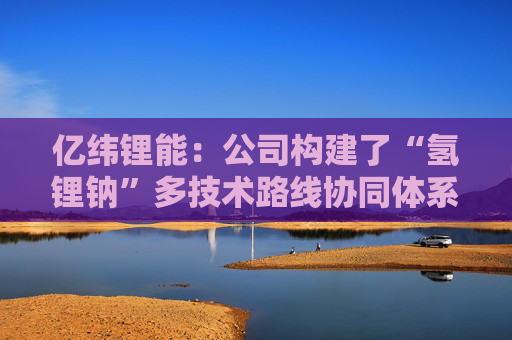 亿纬锂能：公司构建了“氢锂钠”多技术路线协同体系