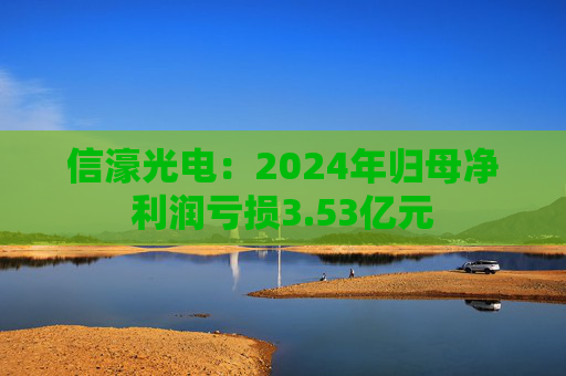 信濠光电:2024年归母净利润亏损3.53亿元