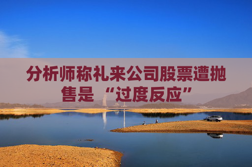 分析师称礼来公司股票遭抛售是 “过度反应”