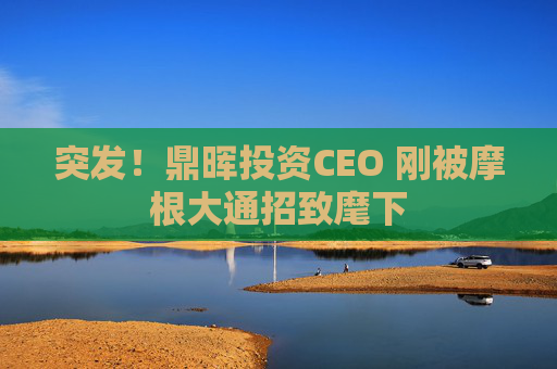 突发！鼎晖投资CEO 刚被摩根大通招致麾下