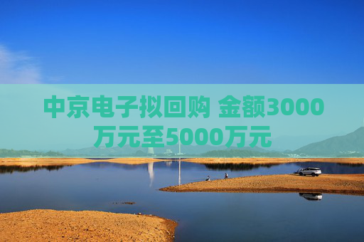 中京电子拟回购 金额3000万元至5000万元 第1张 中京电子拟回购 金额3000万元至5000万元 第1张