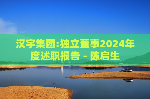 汉宇集团:独立董事2024年度述职报告－陈启生