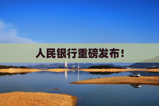 人民银行重磅发布！
