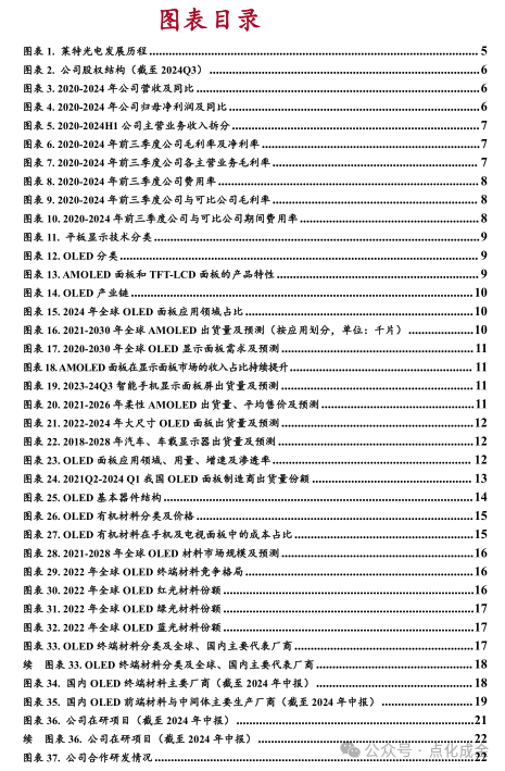 【中银化工】公司深度-莱特光电(688150.SH):国内OLED终端材料领先企业 第2张 【中银化工】公司深度-莱特光电(688150.SH):国内OLED终端材料领先企业 第2张