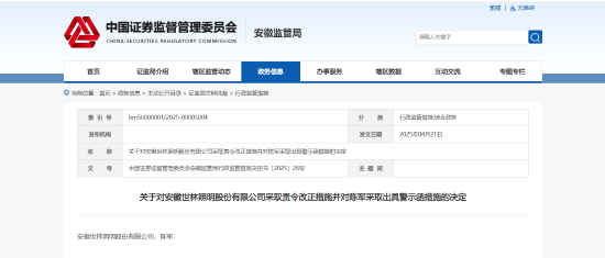 股权代持未及时披露！世林股份被责令整改 相关责任人被出具警示函  第1张