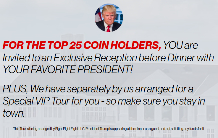 特朗普币开启“打榜”营销:前220名“冲榜大哥”能与特朗普共进晚餐 第3张 特朗普币开启“打榜”营销:前220名“冲榜大哥”能与特朗普共进晚餐 第3张
