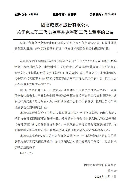 固德威人事变动,80后营销专才进入董事会 第1张 固德威人事变动,80后营销专才进入董事会 第1张