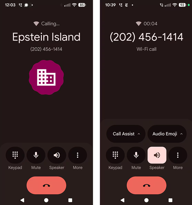 美记者致电白宫,惊讶发现“正呼叫爱泼斯坦岛”…… 第1张 美记者致电白宫,惊讶发现“正呼叫爱泼斯坦岛”…… 第1张